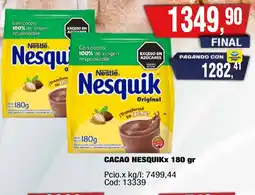 Maxiconsumo Nestlé nesquik cacao oferta
