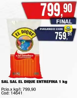 Maxiconsumo El dique sal sal entrefina oferta