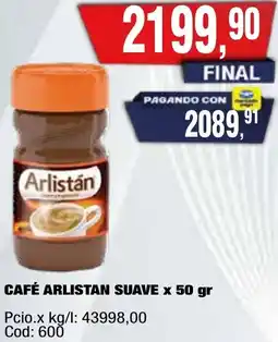 Maxiconsumo Café arlistan suave oferta