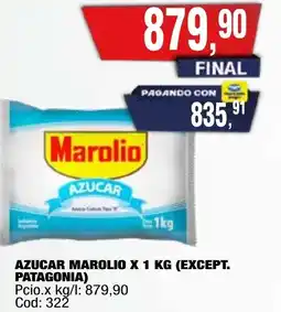 Maxiconsumo Marolio azucar oferta