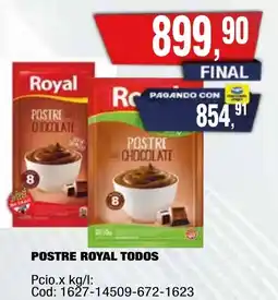 Maxiconsumo Royal postre todos oferta