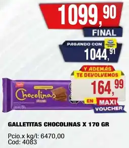 Maxiconsumo Chocolinas galletitas oferta