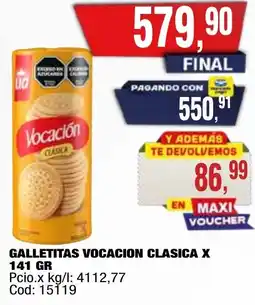 Maxiconsumo Vocación galletitas clasica oferta