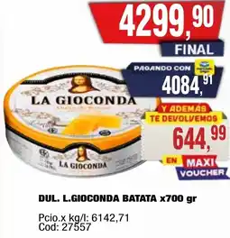 Maxiconsumo L.gioconda dul. batata oferta
