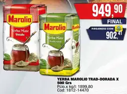 Maxiconsumo Marolio yerba trad-dorada oferta