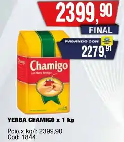 Maxiconsumo Chamigo yerba oferta