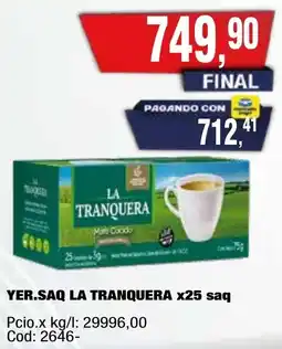 Maxiconsumo La tranquera yer.saq oferta