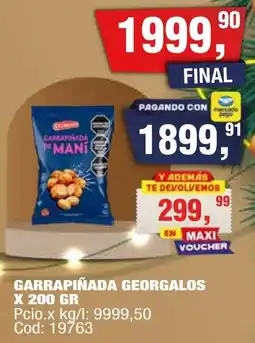 Maxiconsumo Garrapiñada georgalos oferta