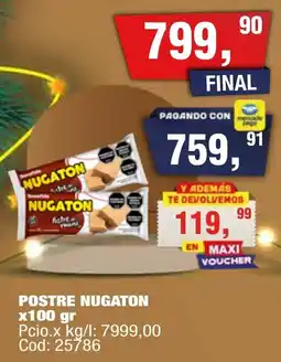 Maxiconsumo Nugaton postre oferta
