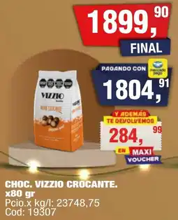 Maxiconsumo Vizzio choc. crocante oferta