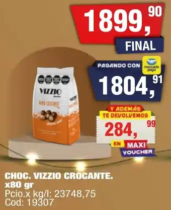 Maxiconsumo Vizzio choc. crocante oferta
