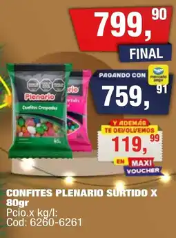 Maxiconsumo Confites plenario surtido oferta