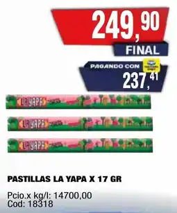 Maxiconsumo Pastillas la yapa oferta