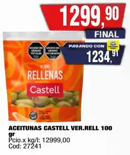 Maxiconsumo Castell ver.rell aceitunas oferta