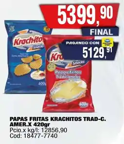Maxiconsumo Krachitos papas fritas trad-c. amer. oferta