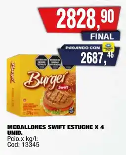 Maxiconsumo Swift medallones estuche oferta