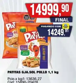 Maxiconsumo Patitas gja.sol pollo oferta