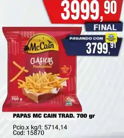 Maxiconsumo Mc cain papas trad. oferta