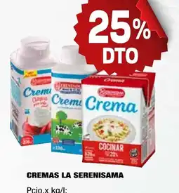 Maxiconsumo La serenisama cremas oferta