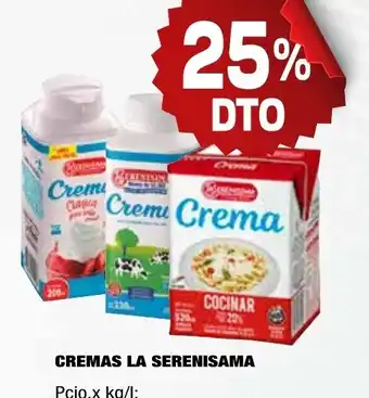 Maxiconsumo La serenisama cremas oferta