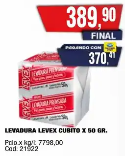 Maxiconsumo Levadura levex cubito oferta