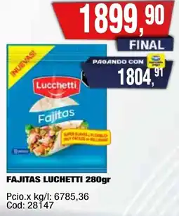 Maxiconsumo Luchetti fajitas oferta