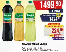 Maxiconsumo Terma amargo oferta
