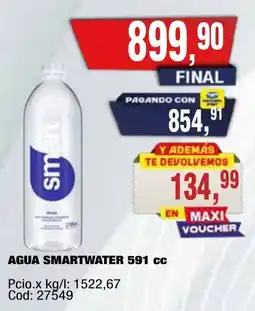 Maxiconsumo Smartwater agua oferta