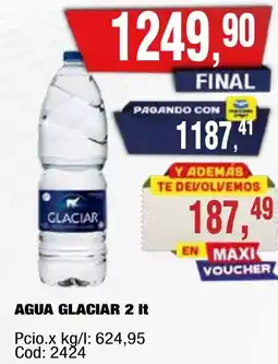 Maxiconsumo Glaciar agua oferta