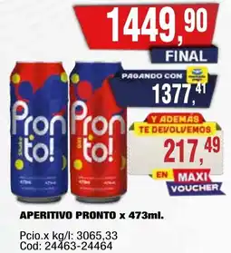 Maxiconsumo Pronto aperitivo oferta