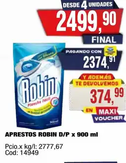 Maxiconsumo Robin aprestos d/p oferta