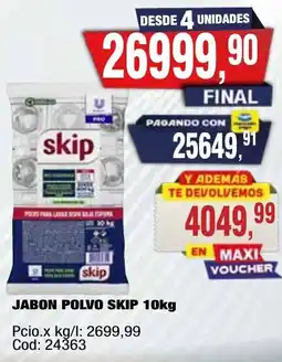 Maxiconsumo Skip jabon polvo oferta
