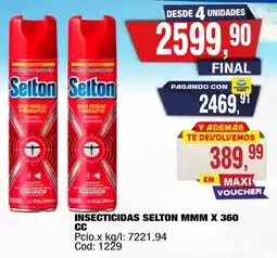 Maxiconsumo Selton insecticidas mmm oferta