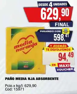 Maxiconsumo Media nja paño absorbente oferta