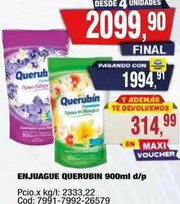 Maxiconsumo Querubin enjuague oferta