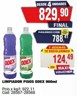 Maxiconsumo Odex limpiador pisos oferta