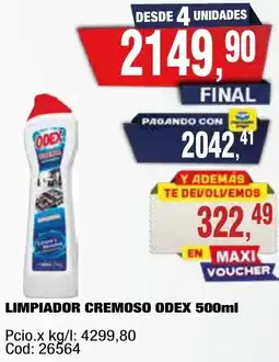Maxiconsumo Odex limpiador cremoso oferta