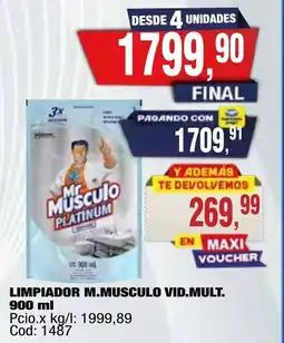 Maxiconsumo Mr.musculo limpiador vid.mult. oferta