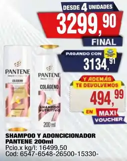 Maxiconsumo Pantene shampoo y adoncicionador oferta