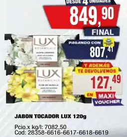 Maxiconsumo Lux jabon tocador oferta