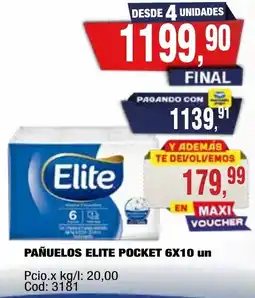 Maxiconsumo Elite pañuelos pocket oferta