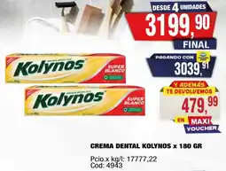 Maxiconsumo Kolynos crema dental oferta