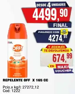 Maxiconsumo Off repelente oferta