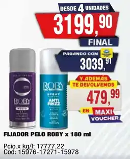 Maxiconsumo Roby fijador pelo oferta