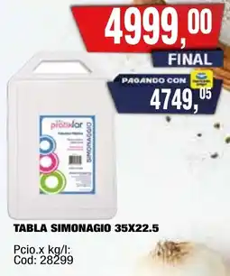 Maxiconsumo Tabla simonagio oferta