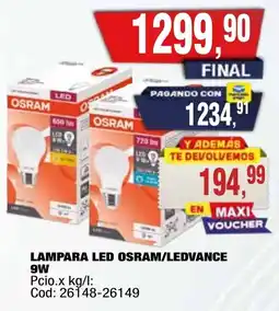 Maxiconsumo Osram/Ledvance lampara led oferta