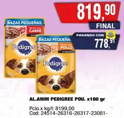 Maxiconsumo Pedigree al.anim pou. oferta