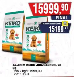 Maxiconsumo Keiko al.anim jun/cachor. oferta