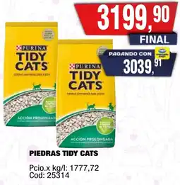 Maxiconsumo Purina tidy cats piedras oferta
