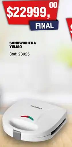Maxiconsumo Yelmo sandwichera oferta
